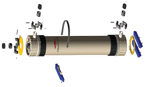 杜邦超濾膜安裝示意圖-藍膜
