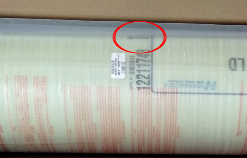 ro反滲透膜的安裝方向怎么識(shí)別？-藍(lán)膜