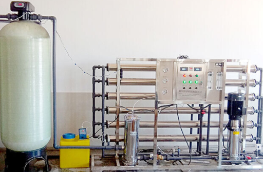 單級反滲透設(shè)備流程圖-藍(lán)膜